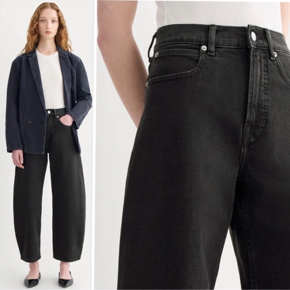 Everlane Black The Way High Curve Jeans size 24R - Picture 2 of 9